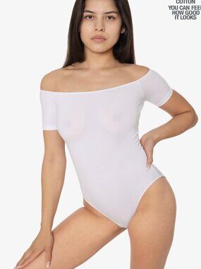 Los Angeles Apparel Off Shoulder Bodysuit